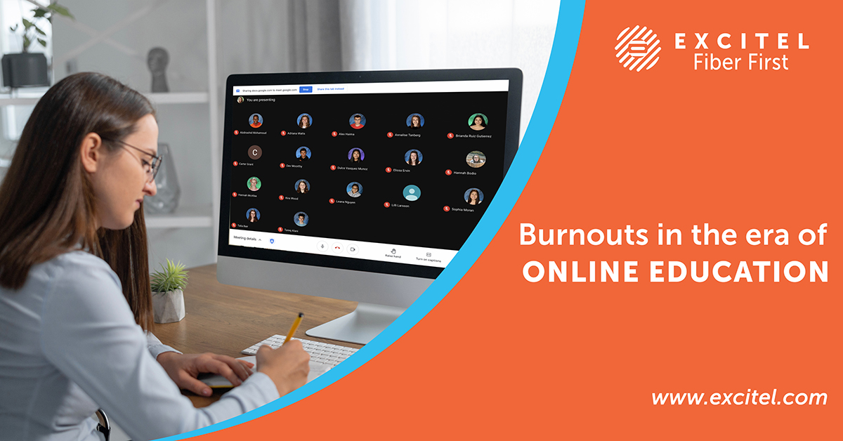 Burnouts in the era of online education