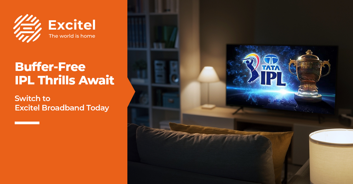 Get Ready for IPL 2024 – How to Stream Every Match Seamlessly with Excitel Broadband