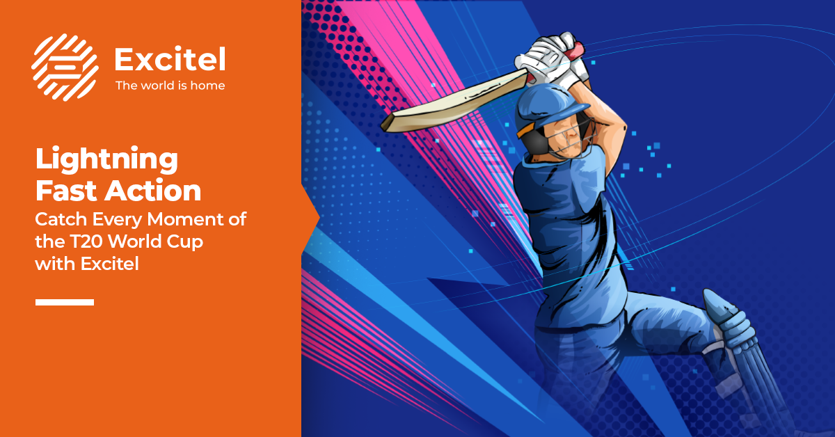 Stay Connected to the T20 World Cup Action – Excitel’s Top Broadband Plans for Sports Fans