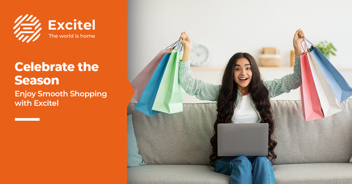 Enjoy Seamless Online Shopping This Festive Season with Lag-Free Internet from Excitel Broadband