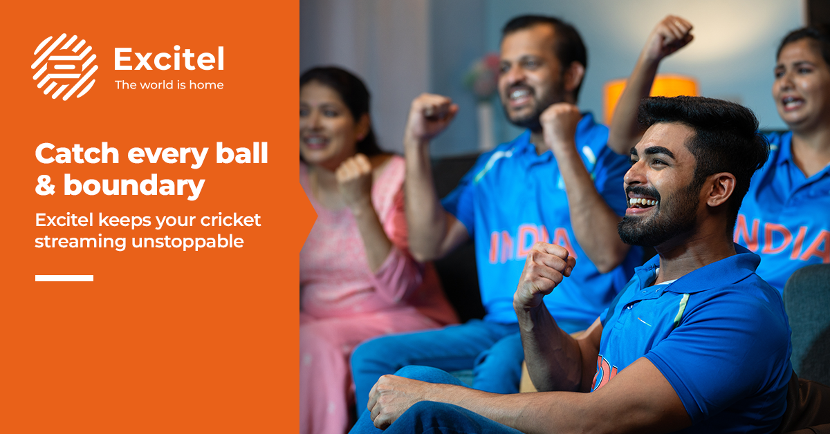 This Test Cricket Season, Excitel Makes Sure You Never Miss a Single Ball