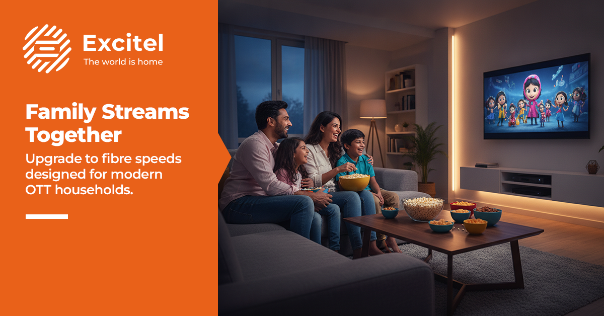 Everyone in Your House Is Watching Something Different, All at the Same Time. And Your Broadband Wasn’t Built for Four 4K Streams