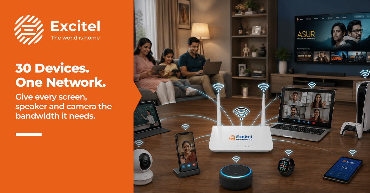 Smart Homeowners Don’t Count Devices Anymore. They Count Bandwidth. And Your ₹499 Plan Can’t Handle 30 Gadgets.